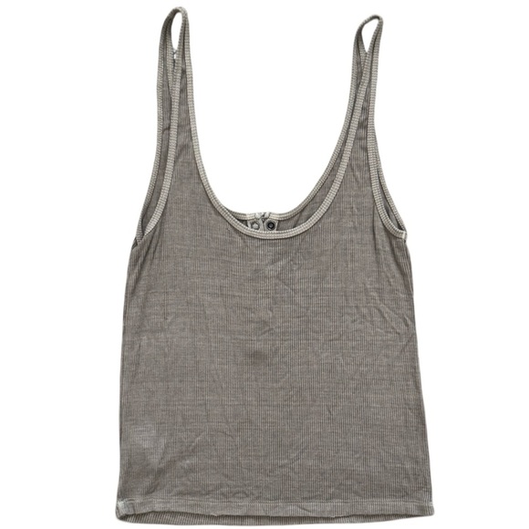 American Eagle Outfitters Soft & Sexy Rib Tank Top – Olive Green, Size M - Picture 8 of 8